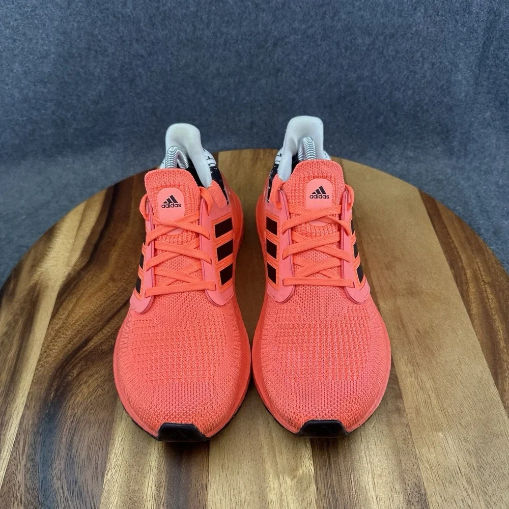 Adidas UltraBOOST 20 Solar Red Orange Black White EG4857 Men's Size 4 US
